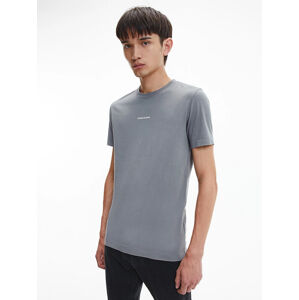 Calvin Klein pánské šedé triko - M (PTP)